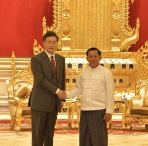 China’s Foreign Minister Meets Junta Leader in Myanmar